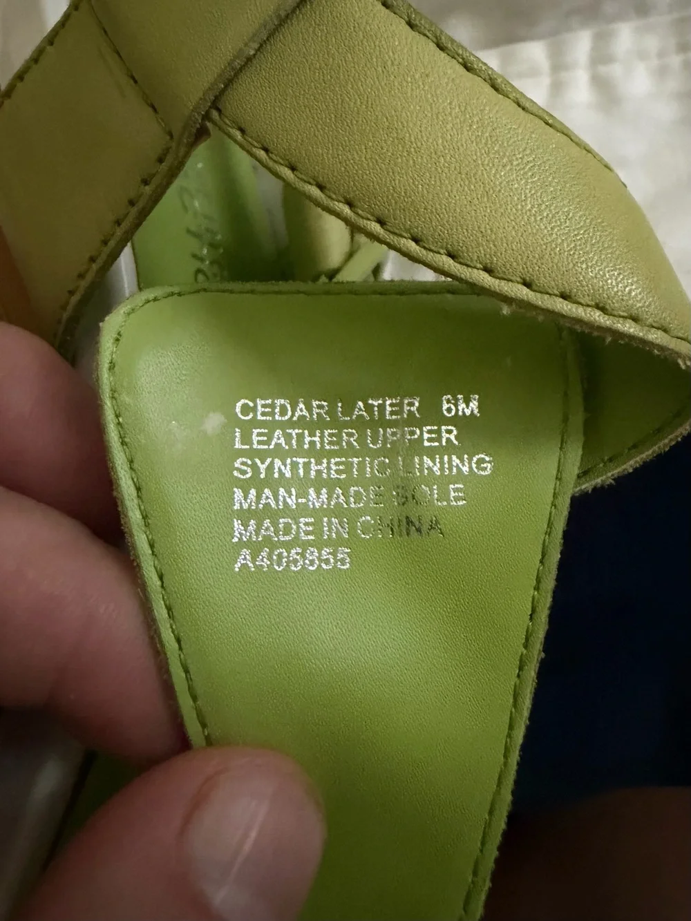 Kenneth Cole Reaction Lime Green Wedges - size 6